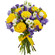 bouquet of yellow roses and irises. Varna