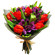 Bouquet of tulips and alstroemerias. Varna